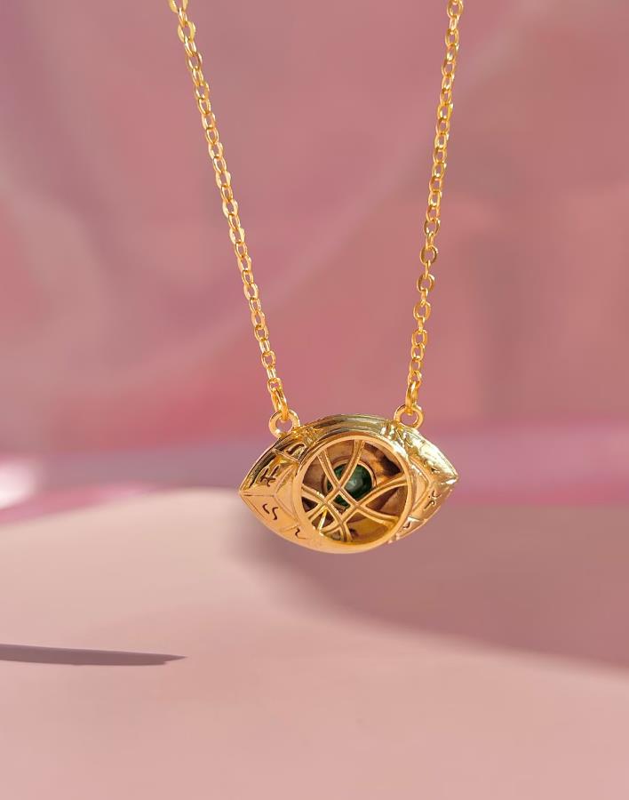Doctor Agamotto Necklace Eye of Agamotto Signet Necklace