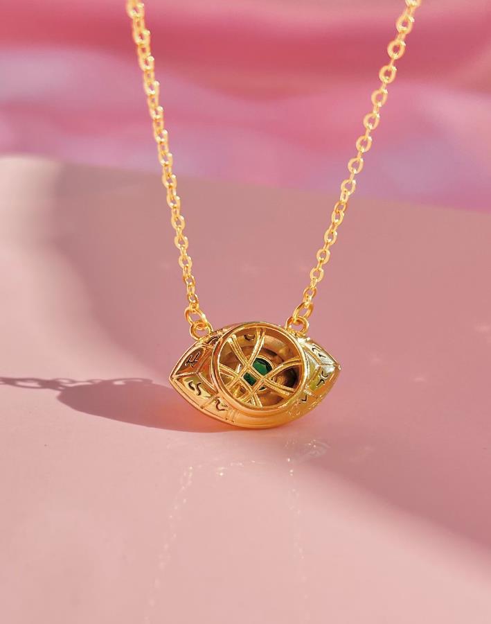 Doctor Agamotto Necklace Eye of Agamotto Signet Necklace
