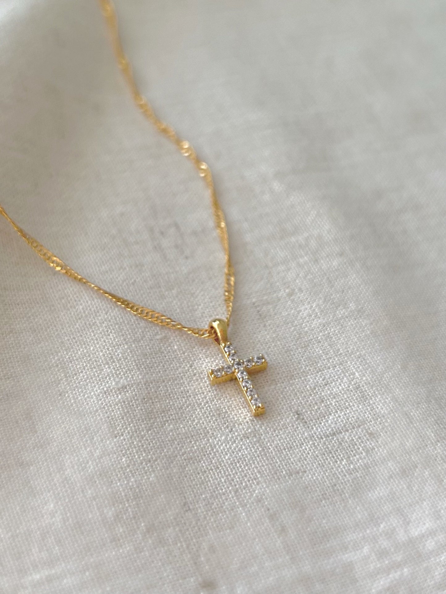 Cross necklace women, sideways cross necklace, gold cross necklace, dainty jewelry, gifts for her, gift for women, necklaces for women
