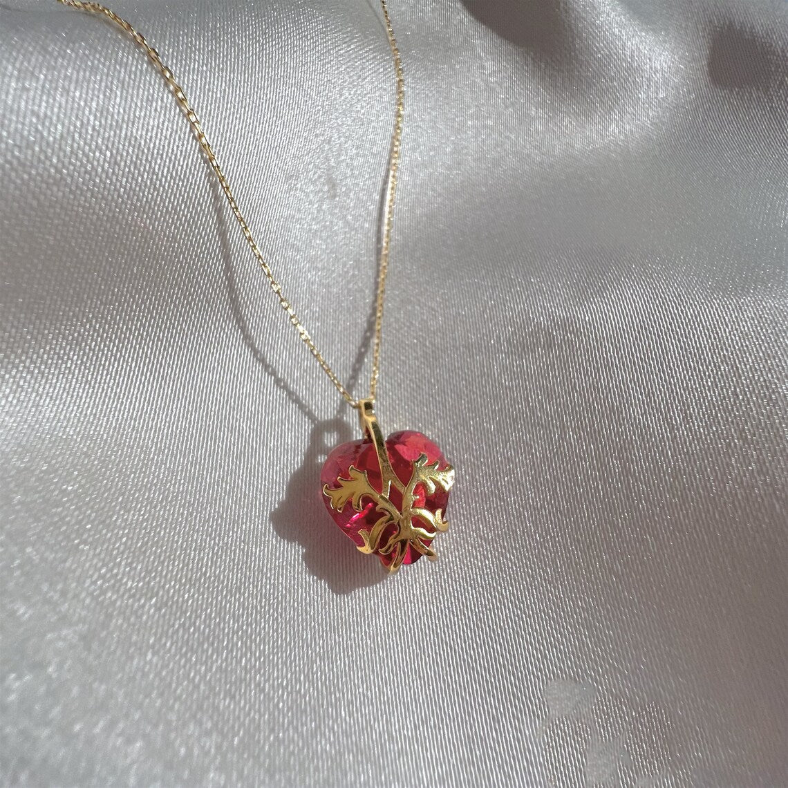 Gold and silver Plated Pendant of Eraklyon Bloom Necklace