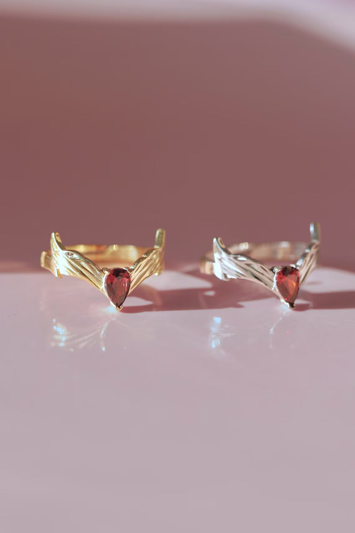 Scarlet Witch Crown Inspired Ring, Superhero Scarlet Witch Ring