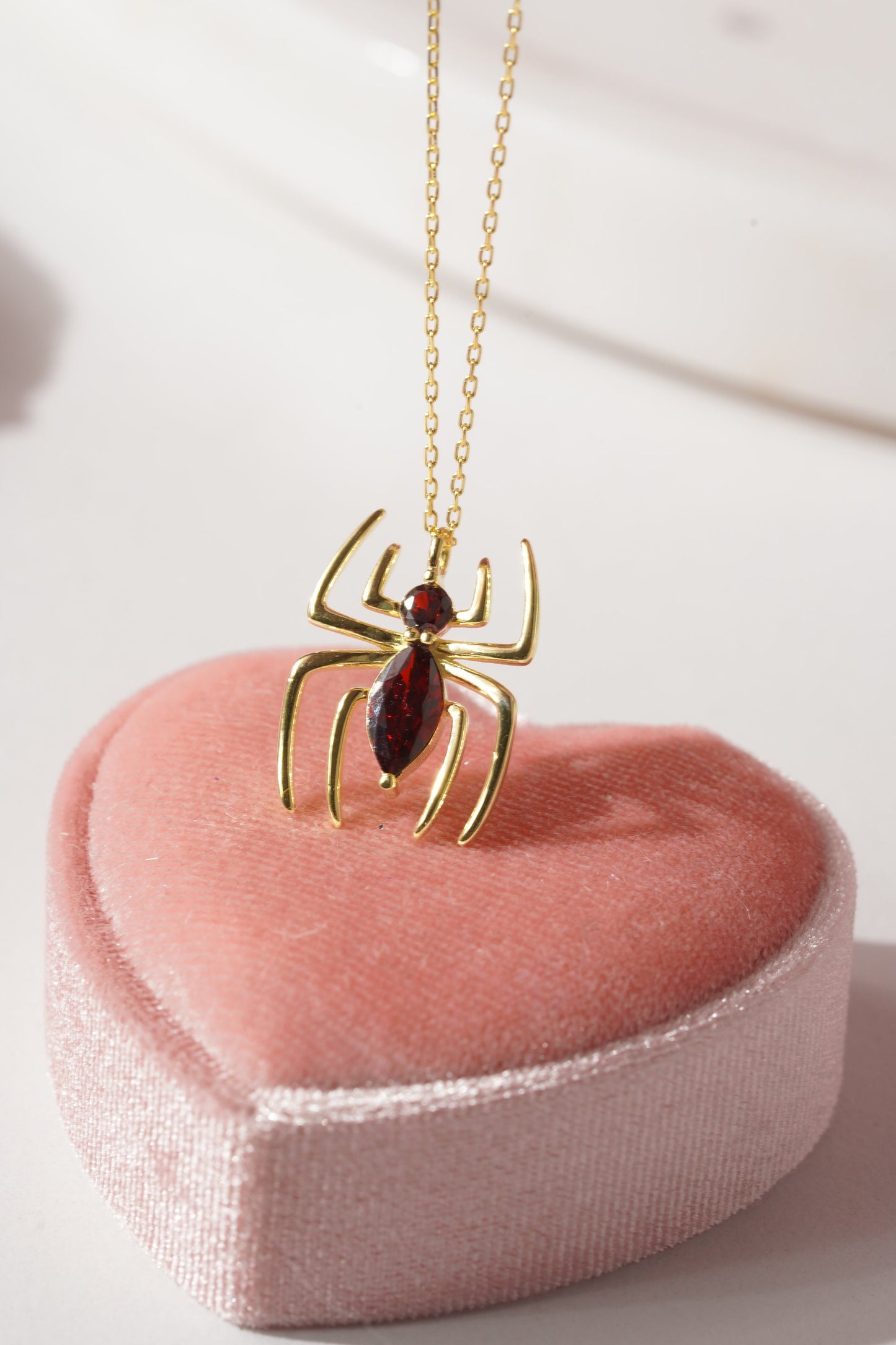 Spider Man Symbol Necklace-Spider Necklace -925 Sterling Silver Necklace