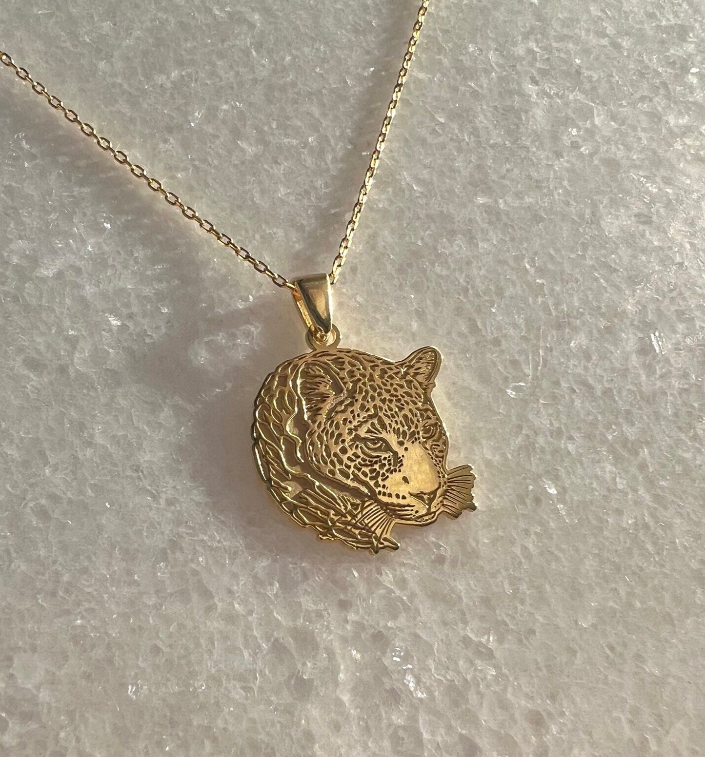 Tiger Necklace - 925 Sterling Silver Necklace - Tiger Jewelry - Animal Jewelry - Unisex Necklace